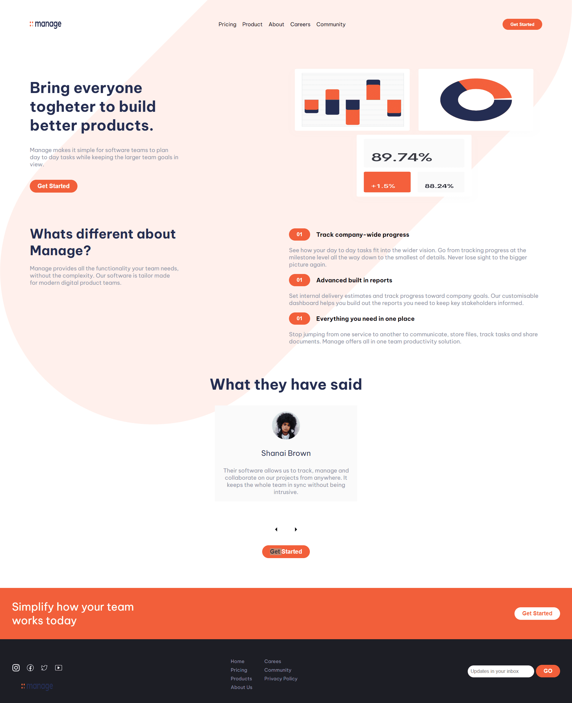 Landing Page project thumbnail